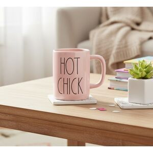 Rae Dunn Easter HOT CHICK Pink Mug by Magenta Farmhouse Spring Holiday Decor